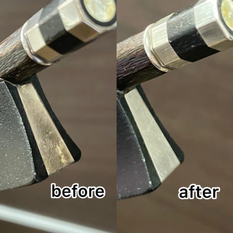 violin bowのお手入れ